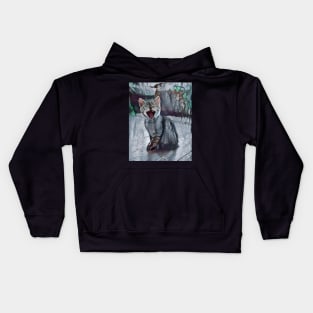 Vampy Cat Kids Hoodie